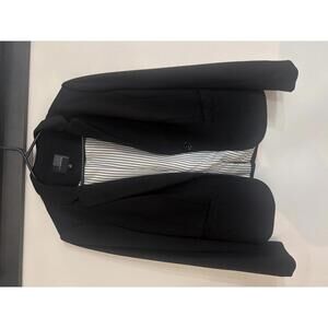 The Limited Black Blazer with Striped Lining, Size M